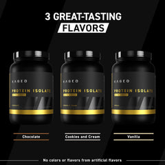 Kaged Protein Elite gluten-free non-GMO label on packaging for clean nutrition