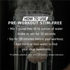 Kaged stimulant-free pre-workout fruit punch daily-use bottle in gym bag.
