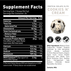 Kaged Whey Protein Isolate Elite flavor close-up showing creamy texture