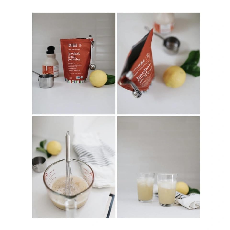 KAIBAE Baobab powder closeup reveals fine texture.