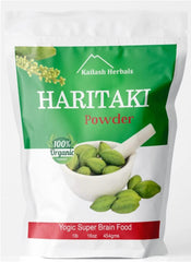 Kailash Herbals Haritaki powder bottle ready for daily digestive support.