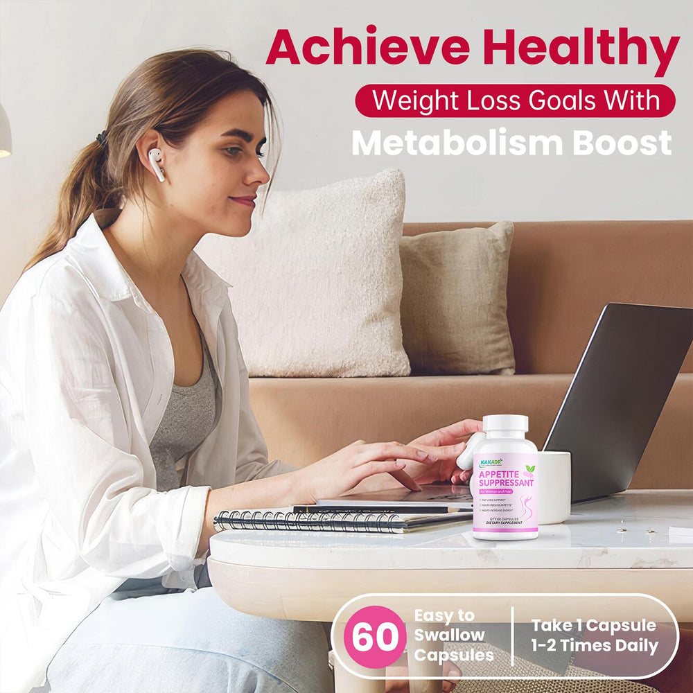 KAKA DR New Appetite Suppressant packaging setup on a clean surface