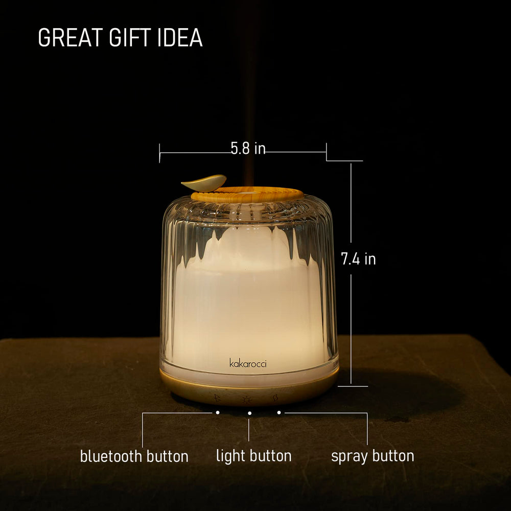 Kakoda ultra-quiet diffuser operates smoothly for work or sleep.