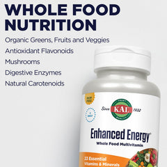 KAL Enhanced Energy natural carotenoids highlighting antioxidant blend.