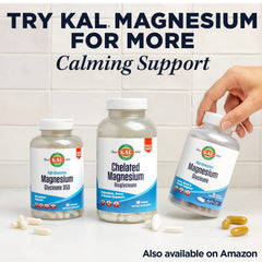 KAL Glucosamine Chondroitin MSM D-3 daily dose schedule shows three tablets with meals
