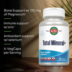 KAL Total Mineral Plus closeup of capsules for premium quality