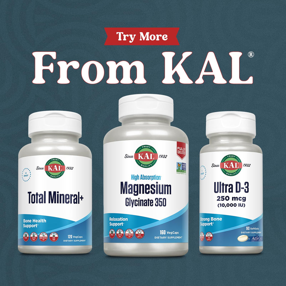 KAL Total Mineral Plus daily-use scene highlights simple supplementation
