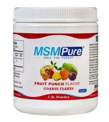 Kala Health MSM Pure Fruit Punch powder in a 1 lb jar for joint comfort.