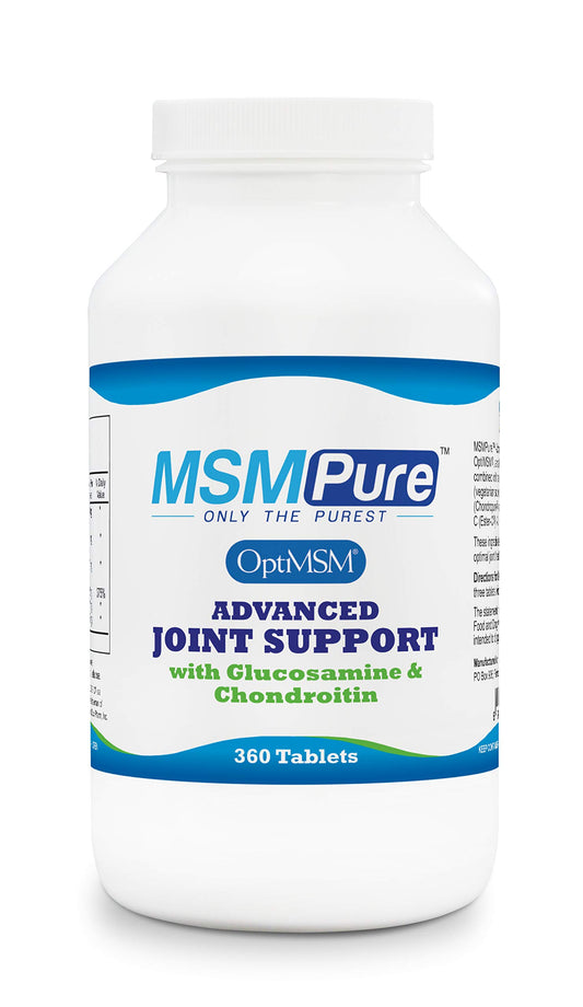 Kala Health MSMPure bottle front showing joint support label for easy reference.
