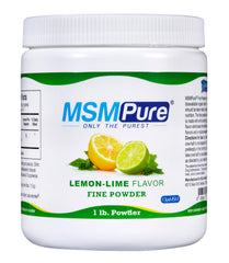 KALA HEALTH MSMPure lemon-lime powder in bottle for a refreshing daily routine