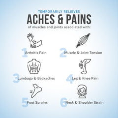 Kalaya muscle-joint relief arnica bottle for on-the-go use.
