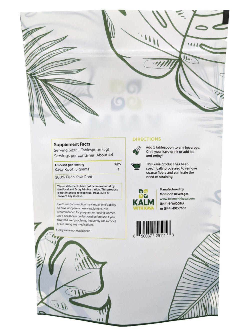 KALM Kava Loa Waka easy-stir cup ready for quick Island Relaxation