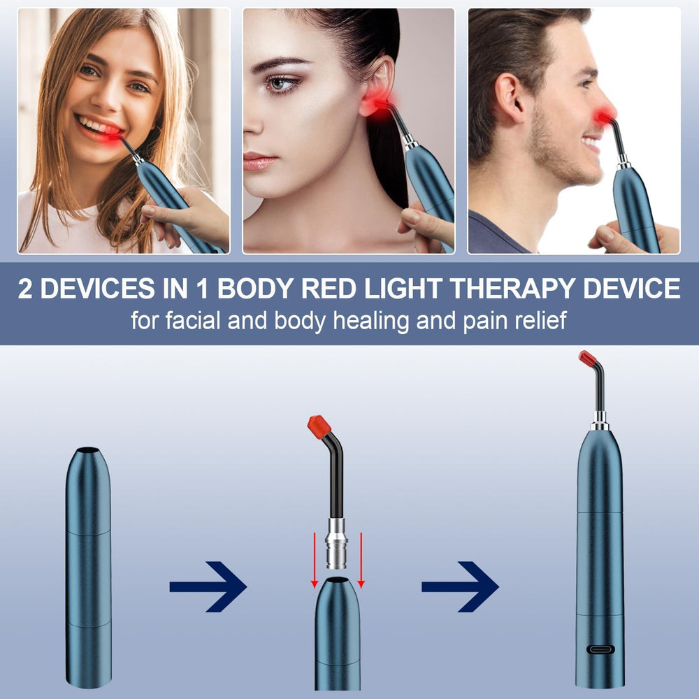 Kaltagled red light device used on neck and shoulder for comfort