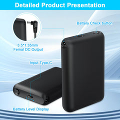 Kamlif 7-4v battery pack with four LED indicators for quick status checks.