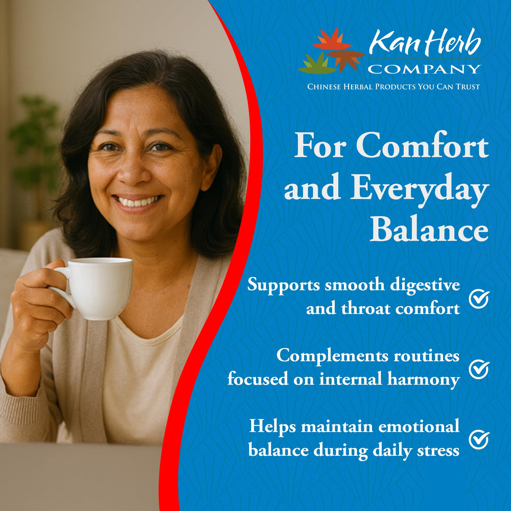 Kan Herbs 120-tab bottle supports daily wellness