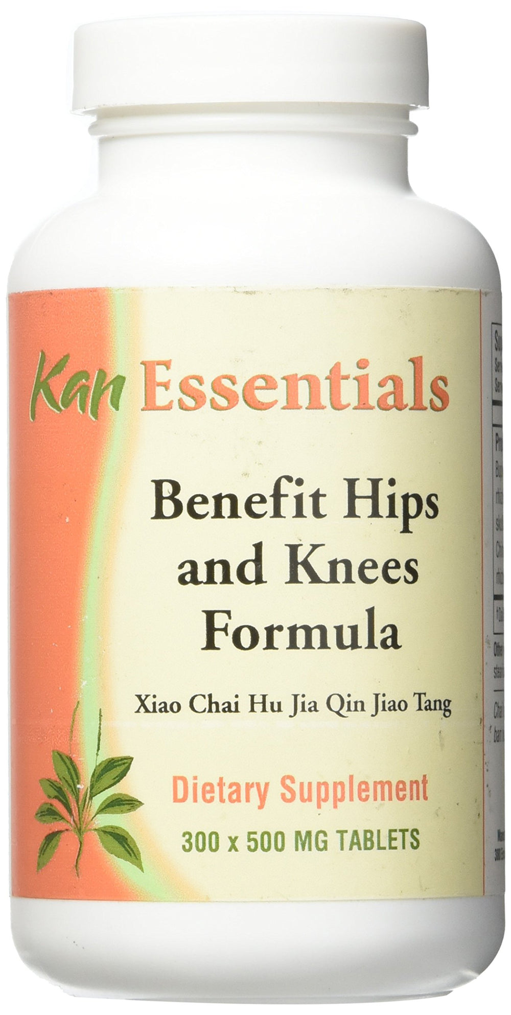Kan Herbs Benefit Hips and Knees 300 tabs bottle supports pet joint comfort.