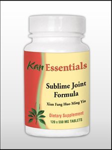 Kan Herbs Sublime Joint 120 tabs bottle, herbal blend for joint support