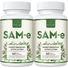 Kanacoufce SAM-e 1100mg bottle front view for daily mood support.