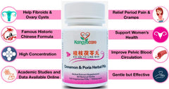 Kangyacare GUI Zhi Fu Ling Wan packaging highlights a traditional herbal approach for cycle support