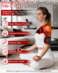 Cordless Kaoudt therapy pad powered by 5000mAh battery enables portability.