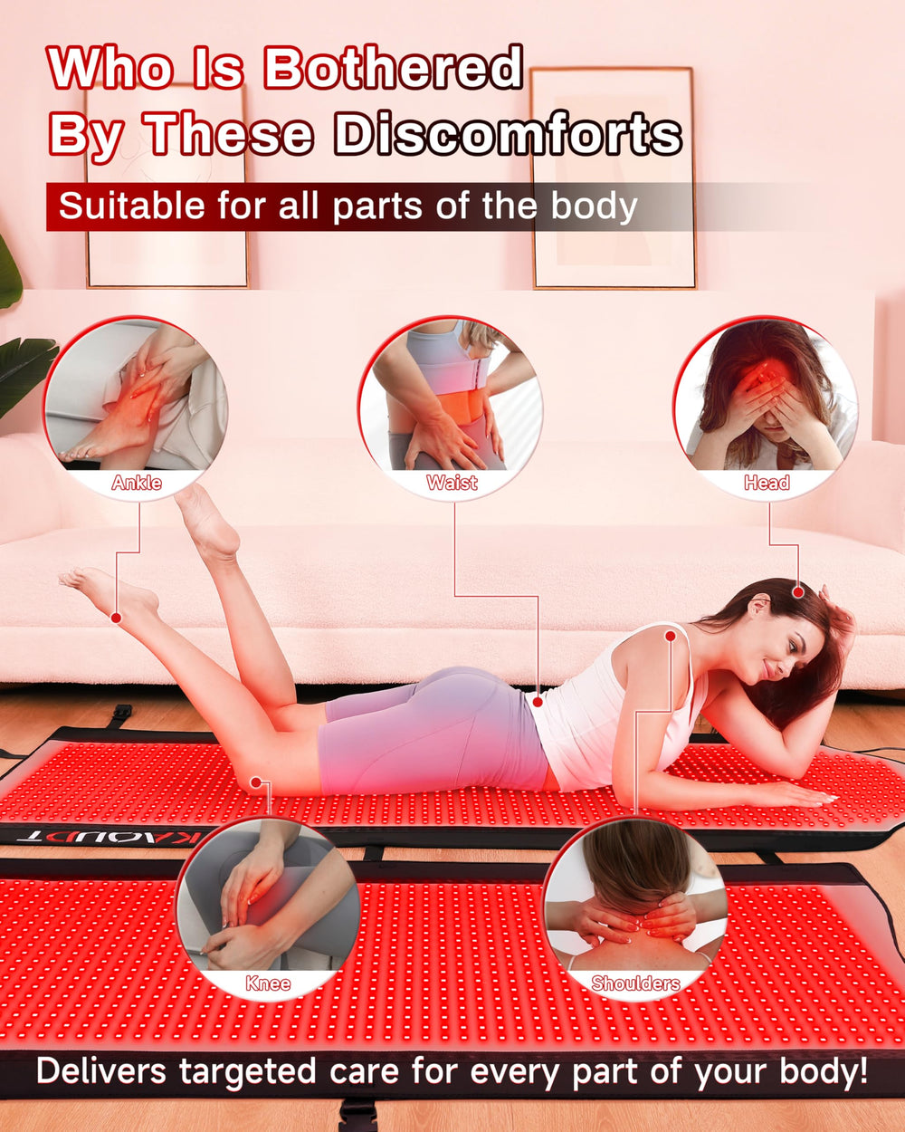 Kaoudt top-bottom detachable mats enable flexible cocoon-style setups