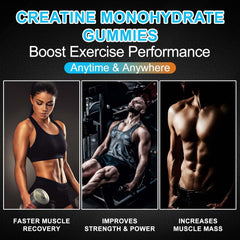 KAOXNU Creatine Gummies sugar-free packaging highlights clean, calorie-conscious choice.