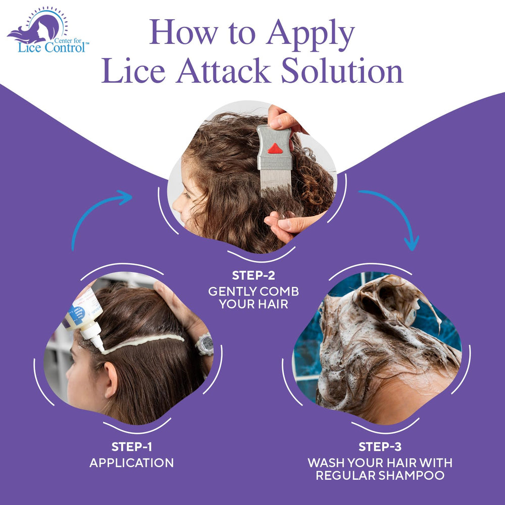 Kapow lice comb set close-up for thorough nit removal and detangler use.