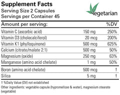 Karuna CalGuard capsules—vegetarian calcium with D3 and K1.