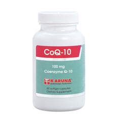 Karuna CoQ10 100 mg softgel for heart support and antioxidant protection