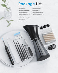 Kaugic camera kit accessories included for easy home ear care