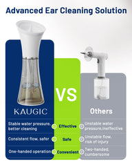 KAUGIC shower-safe ear-wax removal supports convenient bathroom routines