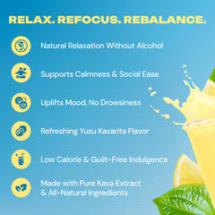KAVA PUNCH Kava Drink Mix scoop with powder showcases precise, convenient dosing.