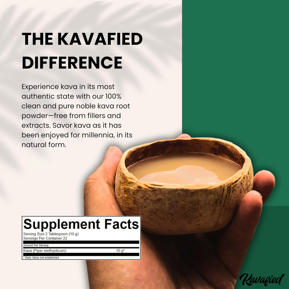 Kavafied KAVA Supreme compatible with the AluBall Kava Maker.