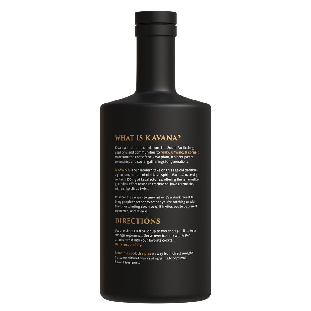 Kavana Kava Spirit mocktail idea — easy mixer for creative non-alcoholic drinks.