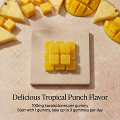 Front of Kavora package highlights vegan and gluten-free ingredients for mindful snacking.
