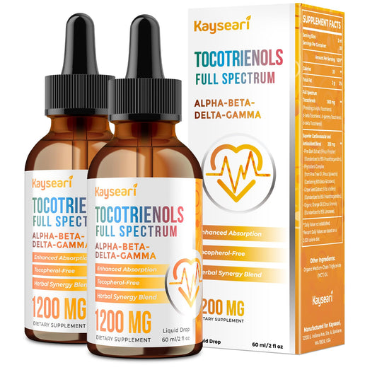 Kayseari tocotrienols bottle showing full-spectrum blend for antioxidant support