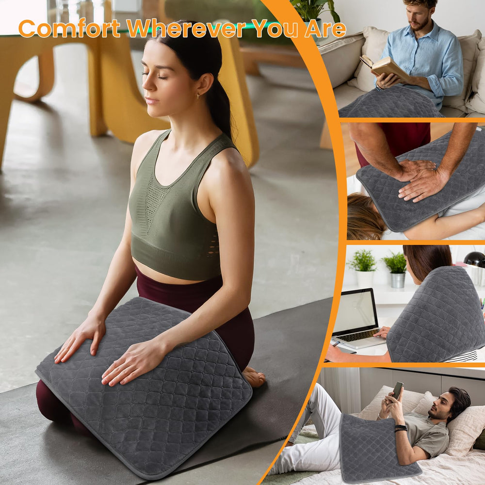 Kdti heating pad leg-fatigue relief with rapid heat-up and sustained warmth.