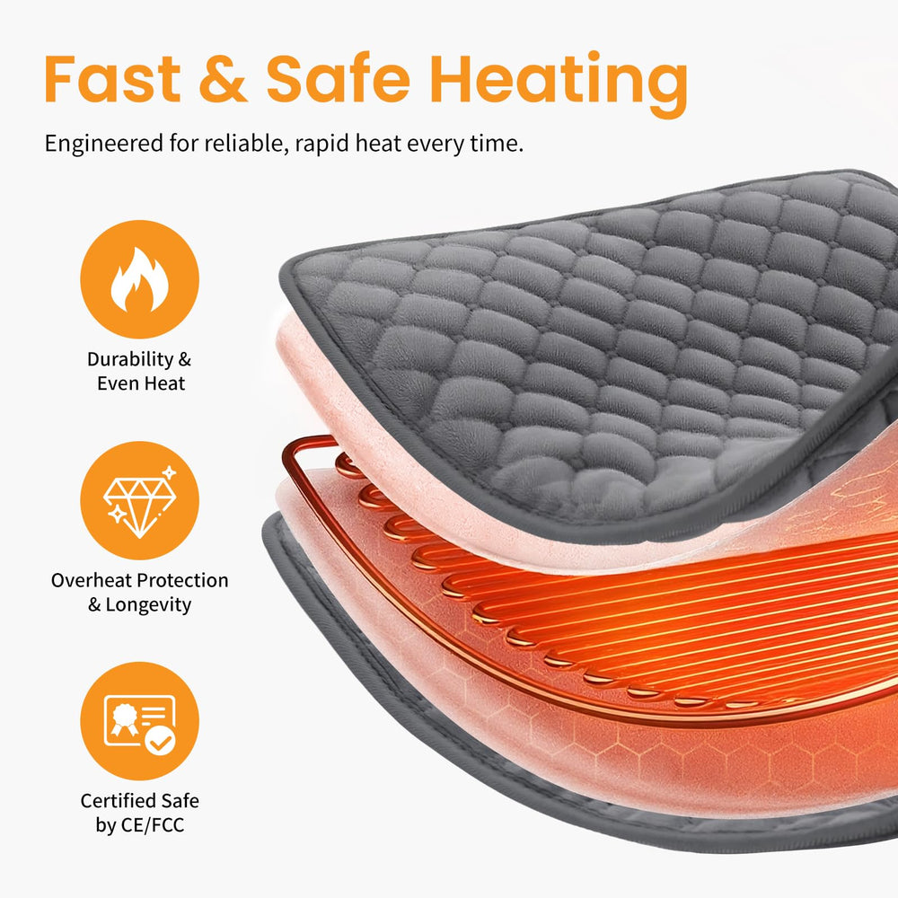 Kdti soft microfiber fabric enhances comfort during use.