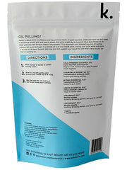 Keeko sachet opening shows mess-free pre-measured dose for quick routine