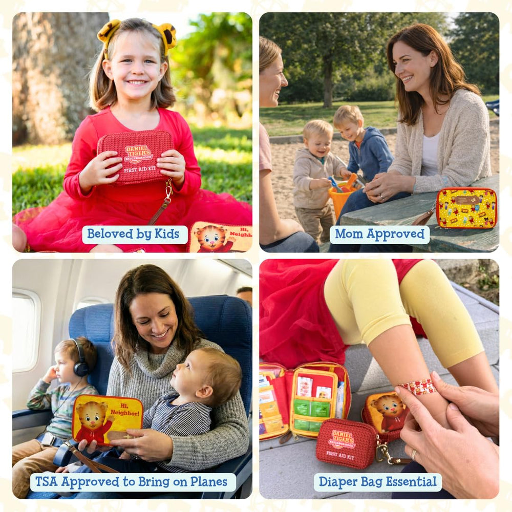 KEEP>GOING Daniel Tiger design adds friendly appeal for kids during routine care.