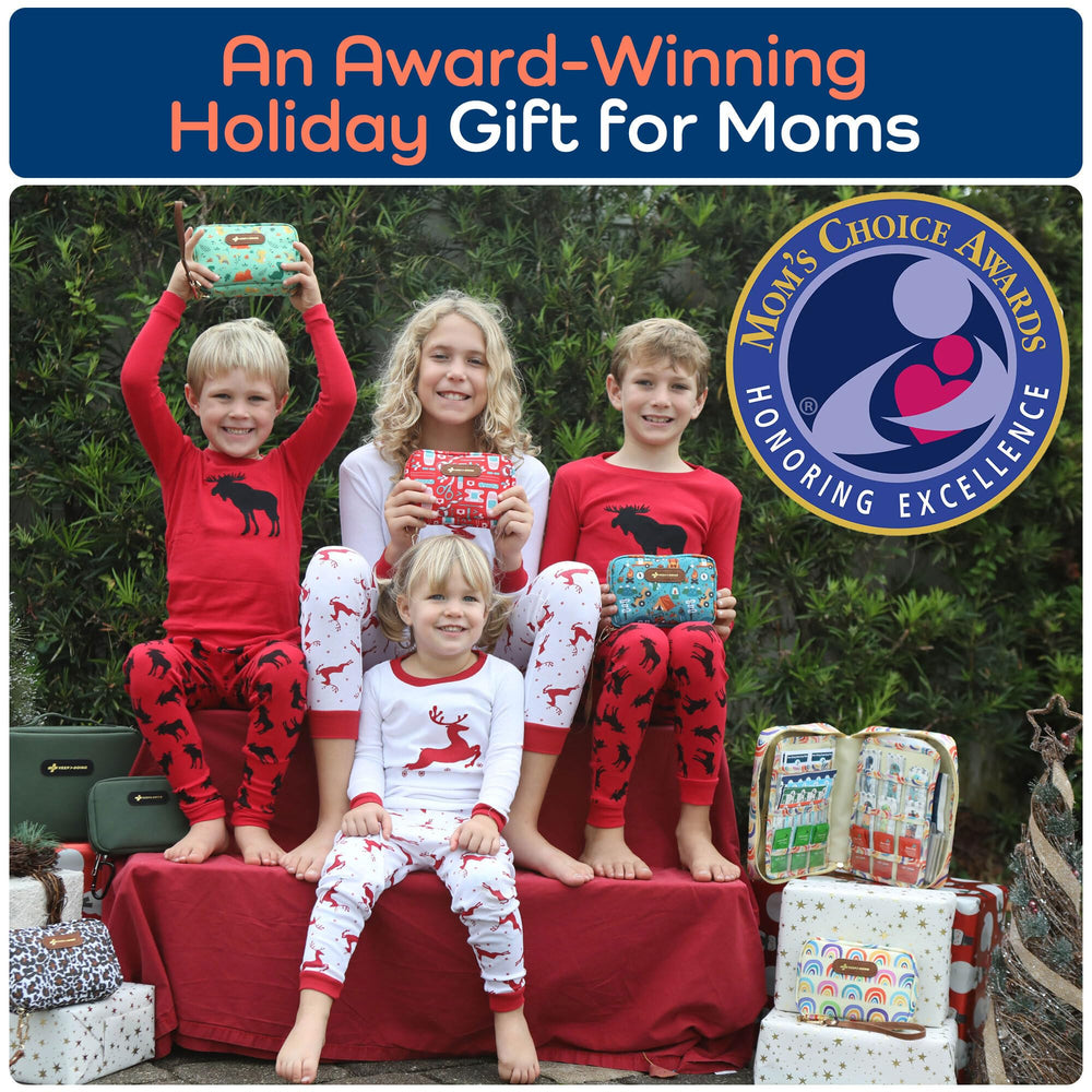 KeepGoing 270-piece kit layout highlighting bandages and burn relief for minor injuries.