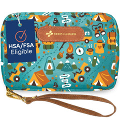 KEEP>GOING KeepGoing travel first aid kit for kids in a compact case offers easy portability.
