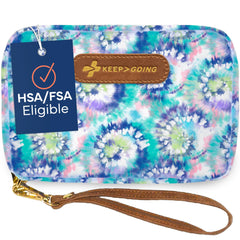 KEEP>GOING travel first aid kit for kids in a compact case, ideal for on-the-go care
