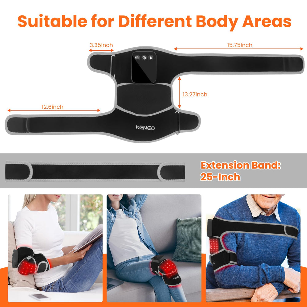 Keneo knee brace compact design, travel-ready and easy to carry.