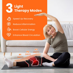 Keneo knee brace side view highlighting comfortable fit during daily activities.