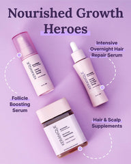 Woman taking Keranique supplement as part of daily hair care routine
