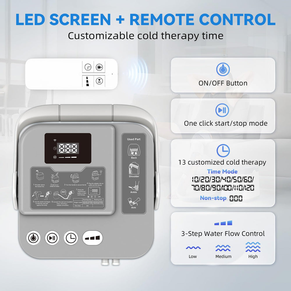 KETFIY remote-control setup enables easy timer and flow-rate adjustments.