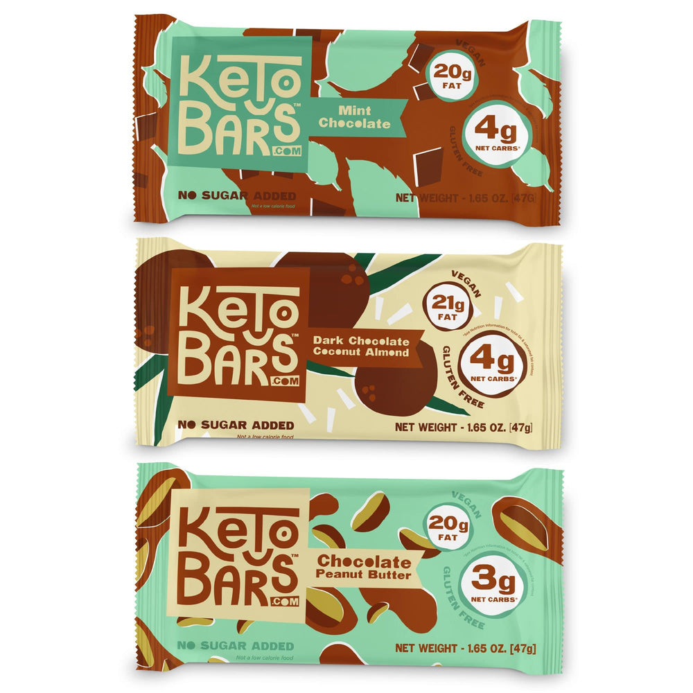 Keto Bars original chocolate peanut butter bar, a satisfying low-carb snack
