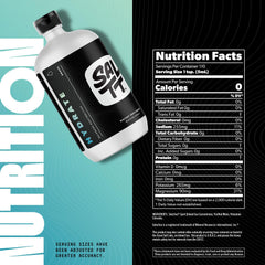 Keto Chow SALTT Hydrate glass with ice, refreshing sip.