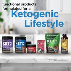 Front view of Keto Science product on a clean counter